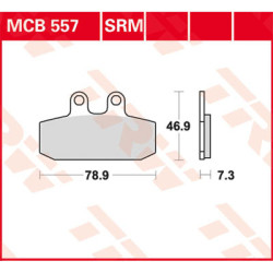 Placute frana Honda NSR 125R '85-'03 MCB557