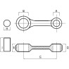 Kit biela KTM SX 85 ‘13-’20 (47030015200) Enduro Expert  62080EE