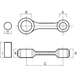 Kit biela KTM SX 65 ‘03-’08 (46030015100) Enduro Expert  62020EE