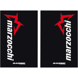 Set stickere furca (5015M) Marzocchi Blackbird negru/alb/rosu 