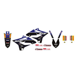 Kit stickere Yamaha YZ 125/250 2022 albastru/negru Replica Racing '20-'21 Blackbird E2250R10