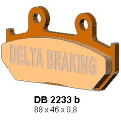 Placute frana fata CAN AM Maverick 1000 (inlocuiesc DB2233MX-D/DB2233QD-D) (KH642) Delta Braking DB2233OR-D