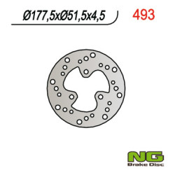 Disc frana spate Polaris Scrambler 400/500 (177x51x4.5) NG Brake Disc NG493